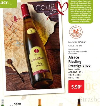Colruyt Alsace riesling prestige 2022 offre