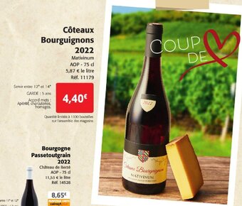 Colruyt Côteaux Bourguignons offre