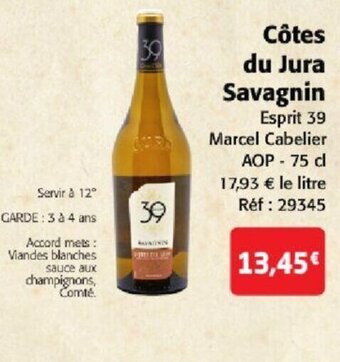 Colruyt Côtes du Jura Savagnin offre