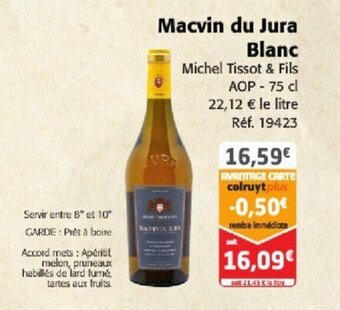 Colruyt Macvin du Jura Blanc offre