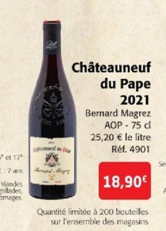 Colruyt Châteauneuf du Pape 2021 offre