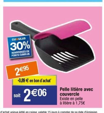 Migros Pelle litière avec couvercle offre
