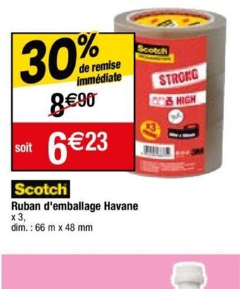 Migros Scotch Ruban d'emballage Havane offre