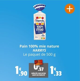 Coccinelle Express Pain 100% mie nature HARRYS offre