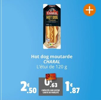 Coccinelle Express Hot dog moutarde CHARAL offre