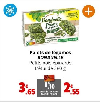Coccinelle Express Palets de légumes BONDUELLE offre