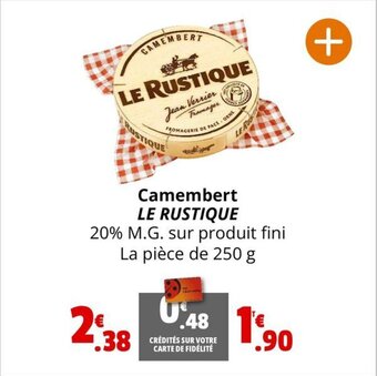Coccinelle Express Camembert LE RUSTIQUE offre
