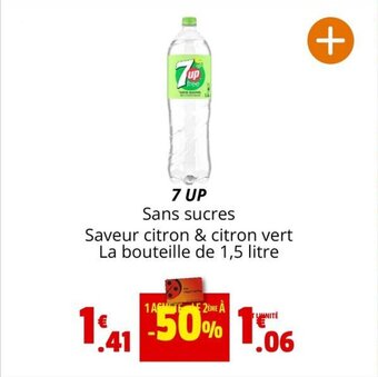 Coccinelle Express 7 UP Sans sucres offre