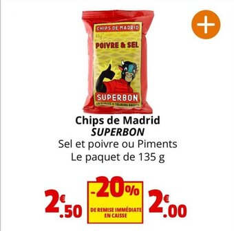 Coccinelle Express Chips de Madrid SUPERBON offre
