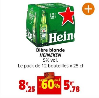 Coccinelle Express Bière blonde HEINEKEN offre
