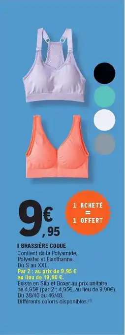 E.Leclerc Brassière Coque offre