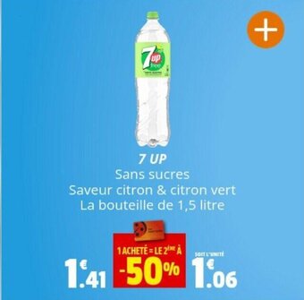 Coccinelle Supermarché 7 UP Sans sucres offre