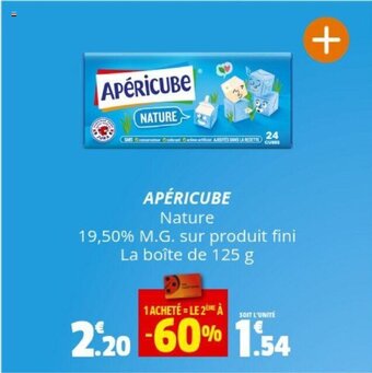 Coccinelle Supermarché APÉRICUBE offre