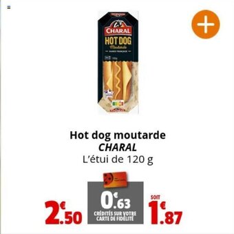 Coccinelle Supermarché Hot dog moutarde CHARAL offre