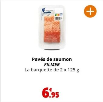 Coccinelle Supermarché Pavés de saumon FILMER offre