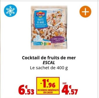 Coccinelle Supermarché Cocktail de fruits de mer ESCAL offre