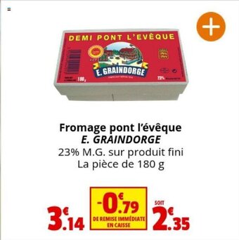 Coccinelle Supermarché Fromage pont l'évêque E. GRAINDORGE offre