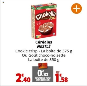 Coccinelle Supermarché Céréales NESTLÉ offre