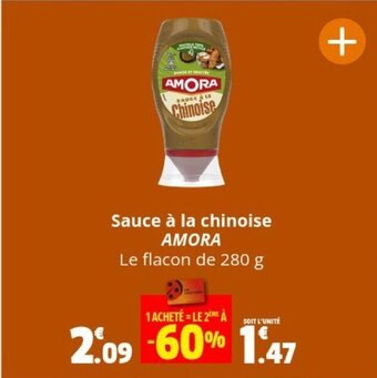 Coccinelle Supermarché Sauce à la chinoise AMORA offre