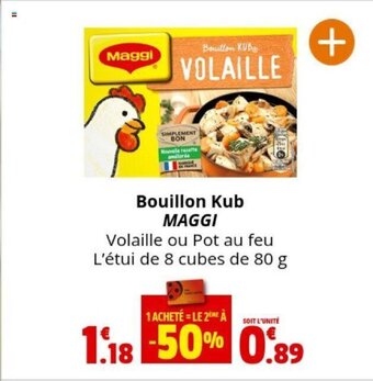 Coccinelle Supermarché Bouillon Kub MAGGI offre