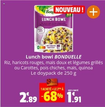 Coccinelle Supermarché Lunch bowl BONDUELLE offre