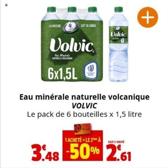 Coccinelle Supermarché Eau minérale naturelle volcanique VOLVIC offre