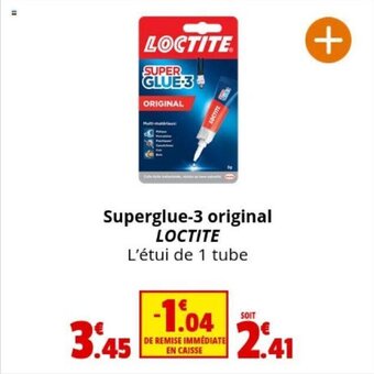 Coccinelle Supermarché Superglue-3 original LOCTITE offre