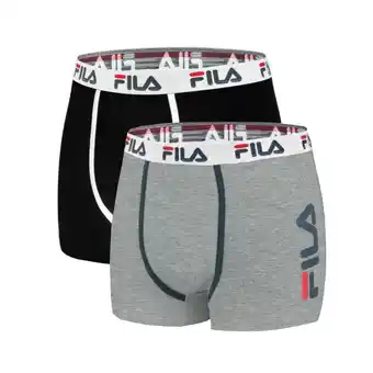 Decathlon X2 boxers noir/gris homme fila fu5040 offre