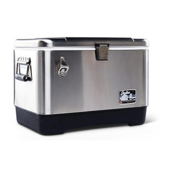 GlaciÚre portable camping et randonnée igloo legacy 54 s.steel, 51 litres gris