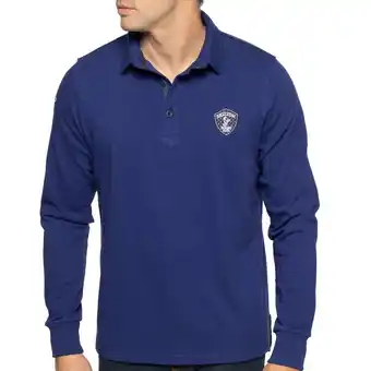 Decathlon Polo rugby manches longues blason club homme offre