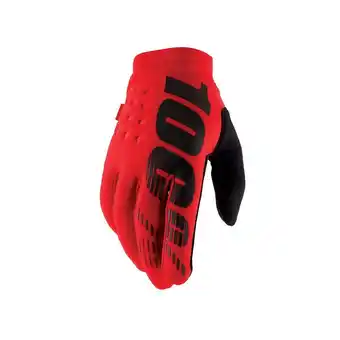 Decathlon Gants vélo homme brisker rouge offre