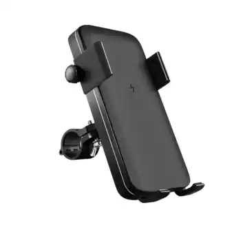 Decathlon Support universel smartphone pour vélo avec chargeur qi et lampe offre