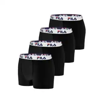 Lot de 4 boxers coton homme fu5016 uni