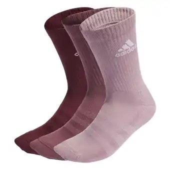 Decathlon Lot de 3 paires de chaussettes mi-mollet rembourrées adidas offre