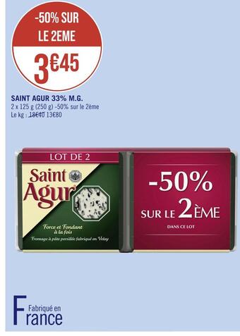 Casino Hyperfrais Saint agur 33% m.g offre