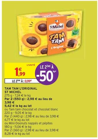 Intermarché St michel tam tam l'original offre