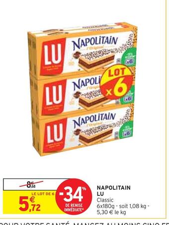 Intermarché Lu napolitain offre