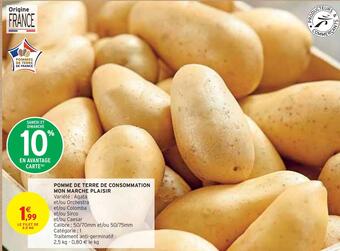 Intermarché Mon marche plaisir pomme de terre de consommation offre