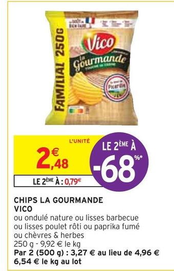 Intermarché Vico chips la gourmande offre