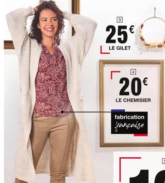 Cora Influx gilet / chemisier offre