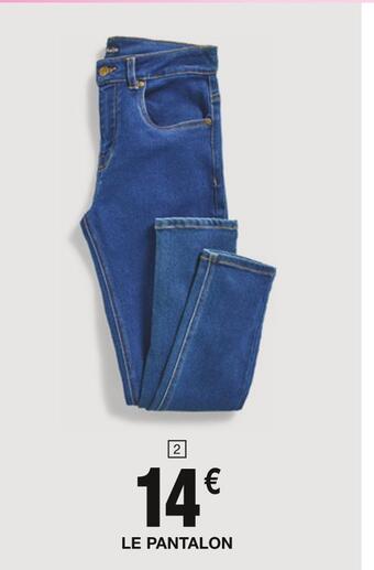 Cora x Carrefour Influx pantalon denim offre