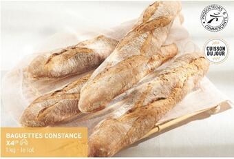 Intermarché Baguettes constance x4 offre