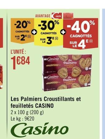 Casino Hyperfrais Casino les palmiers croustillants et feuilletés offre