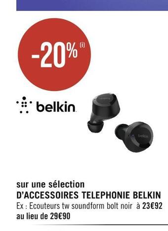 Belkin d’accessoires telephonie