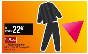 Cora Influx pyjama homme offre