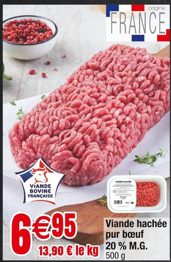 Cora Viande hachée pur bœuf 20 % m.g offre