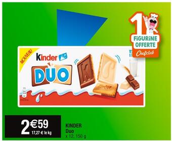 Cora Kinder kinder duo offre