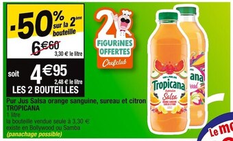 Cora Tropicana pur jus salsa orange sanguine, sureau et citron offre