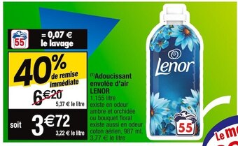 Cora Lenor (1)adoucissant envolée d'air offre