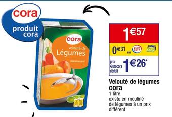 Cora Cora velouté de légumes offre